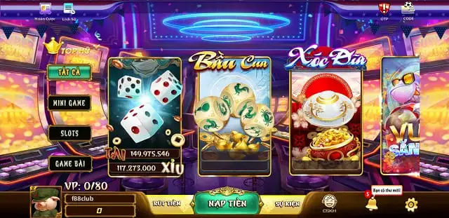 F88 Casino sở hữu kho game đỉnh cao
