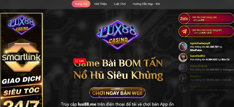 Lux 88 – Game đổi thưởng mang đến thế giới giải trí muôn màu