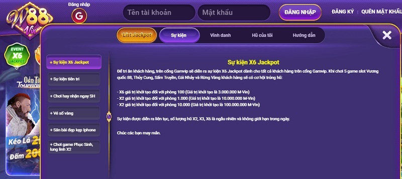 Tải W88 – Chinh phục cổng game bài đổi thưởng tiền tươi, thóc thật