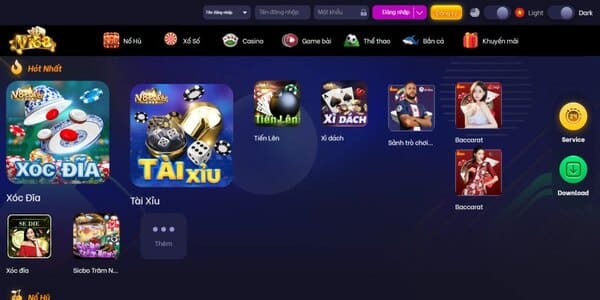 Sản phẩm cá cược đang có